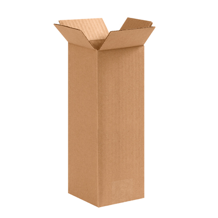 4 x 4 x 10" Tall Corrugated Boxes
